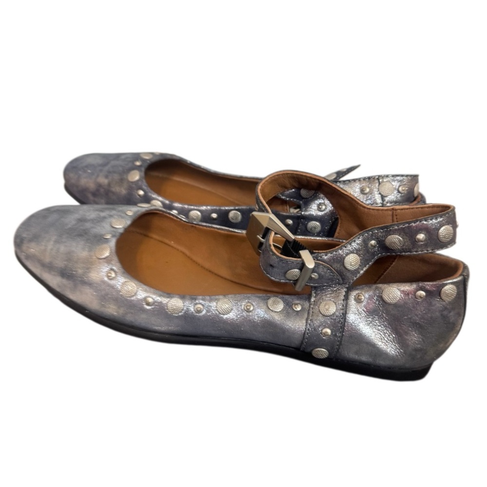 💥 FREE PEOPLE distressed MYSTIC Mary Jane flats women’s size 8.5 💥LIKE NEW - Picture 9 of 16